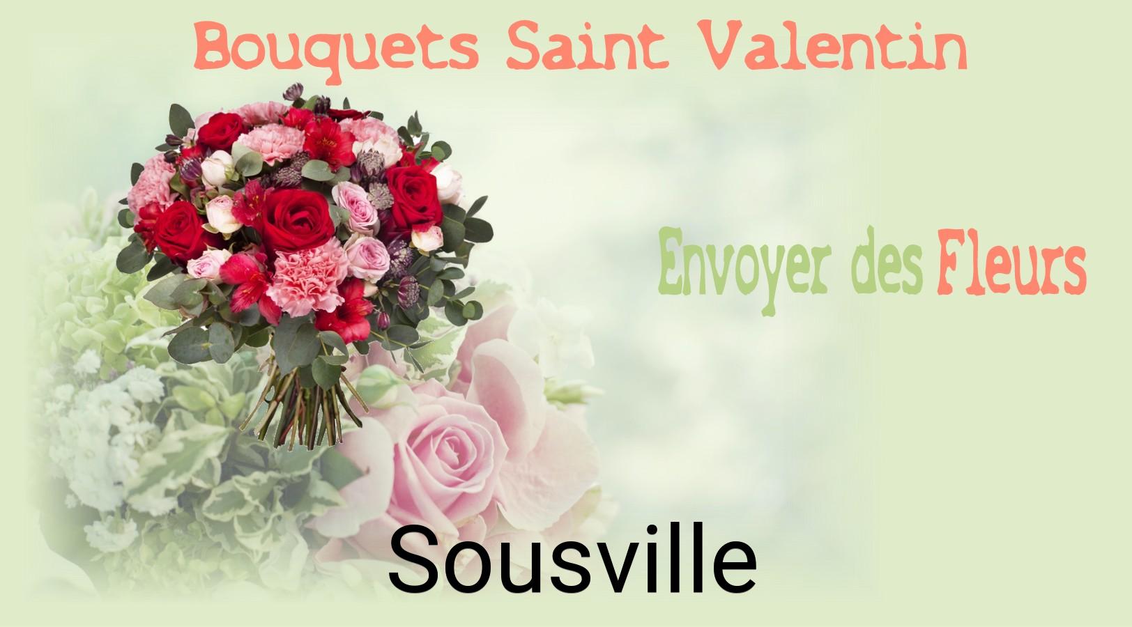 Roses de Saint-Valentin livrées à Sousville